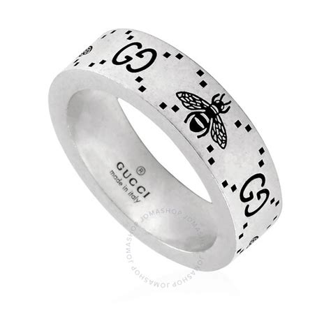 gucci bee engraved ring